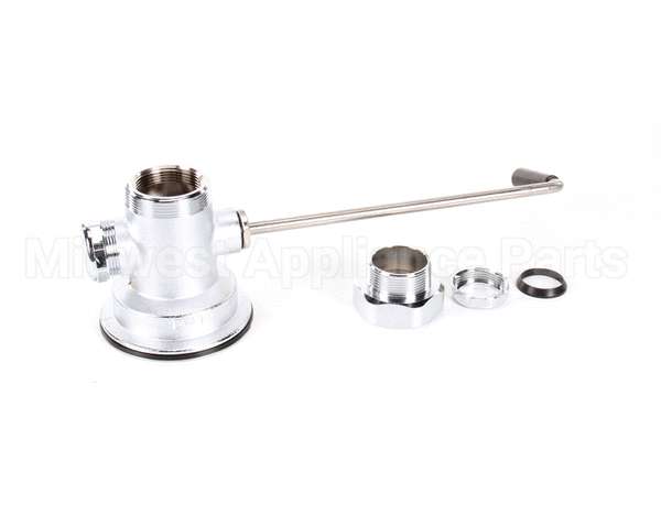 B-3950 T&S Brass Waste Drain Valve, Twist Handle, 3-1/2"