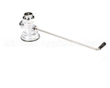 B-3950-XL T&S Brass Waste Drain Valve, Long Twist Handle, 3-