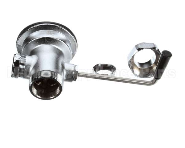 B-3950-XS T&S Brass Waste Drain Valve, Short Twist Handle, 3