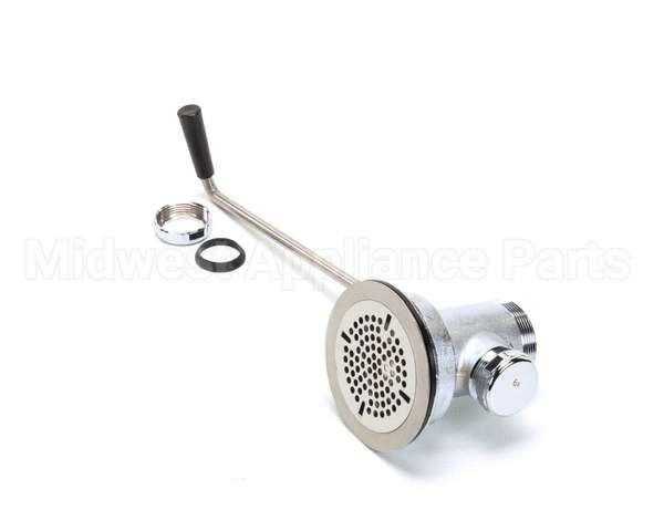 B-3952 T&S Brass Waste Drain Valve, Twist Handle, 3-1/2 X