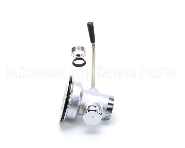 B-3952 T&S Brass Waste Drain Valve, Twist Handle, 3-1/2 X