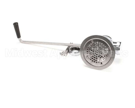 B-3952-VR T&S Brass Waste Drain Valve, Twist Handle, 3-1/2 X