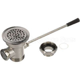 B-3960 Compatible TS Brass Waste Drain - 3" Sink Opening, Lever