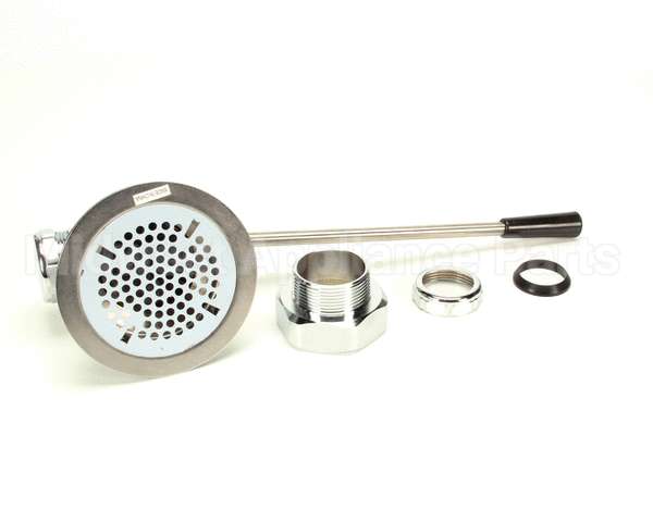 B-3970 T&S Brass Waste Drain Valve, Lever Handle, 3-1/2 X