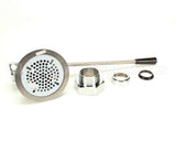 B-3970 T&S Brass Waste Drain Valve, Lever Handle, 3-1/2 X