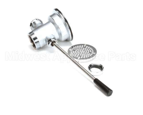 B-3972 T&S Brass Waste Drain Valve, Lever Handle, 3-1/2 X