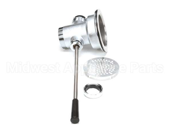 B-3972 T&S Brass Waste Drain Valve, Lever Handle, 3-1/2 X