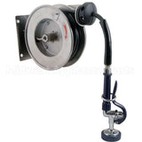 B-7102-01 Compatible TS Brass Reel, Hose, Expose, 12Ft, 3/8"Npt