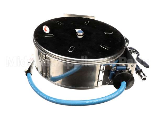 B-7122-C01 T&S Brass Hose Reel,Enclosed,Stainless Steel,30'Ho