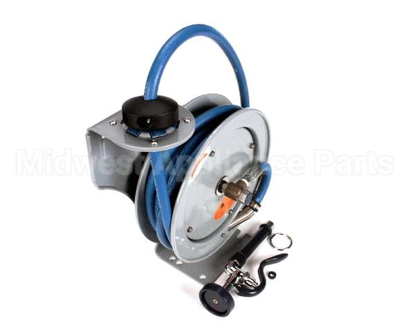 B-7212-01 T&S Brass Hose Reel, Open, Epoxy Coated, 3/8 Id X