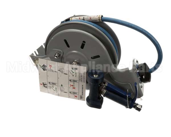 B-7212-05 T&S Brass Hose Reel Open Epoxy Coated 38X15'