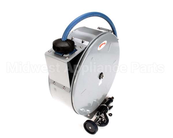 B-7222-C01 T&S Brass Hose Reel, Enclosed, Epoxy Coated Steel,
