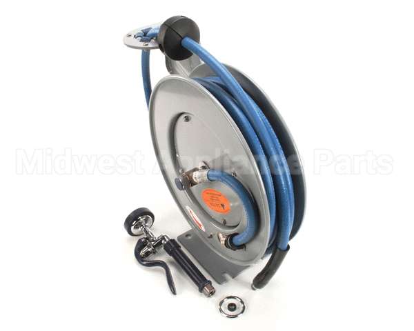 B-7232-01 T&S Brass Hose Reel, Open, Epoxy Coated Steel, 3/8