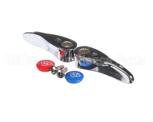 B-9K-NS T&S Brass Lever Handle Repair Kit, (2) Handles, In