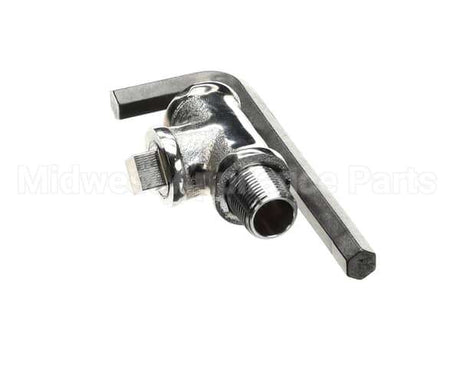 B-TEE-RGD T&S Brass Rigid Tee Assembly, Chrome Plated