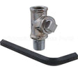 B-TEE-RGD Compatible TS Brass Tee, Rigid, Chrome, Leadfree
