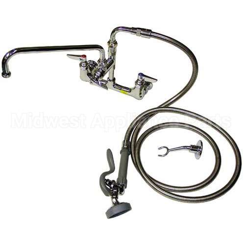 B0175 Compatible TS Brass Faucet Assembly 8" Ctr Wall 12" Noz