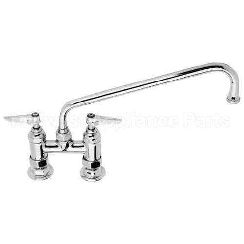 B0225M Compatible TS Brass Faucet 4" Ctr Deck 12" Noz