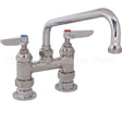 B0227 Compatible TS Brass Faucet, 4"Deck, 8"Spt, Leadfree