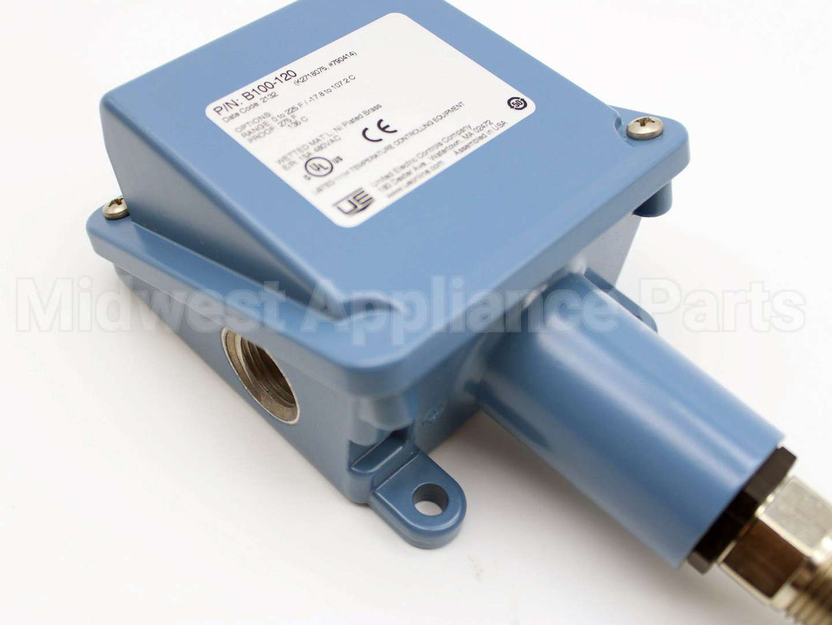 B100-120 United Electric Spdt 0-225' Nema 4 Temp Switch