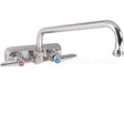 B1117M Compatible TS Brass Faucet, 4"Wall, 10"Spt, Leadfree