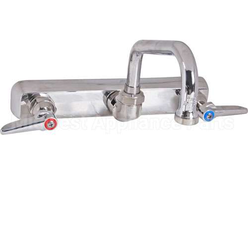 B1125 Compatible TS Brass Faucet, 8"Wall, 6"Spt, Leadfree