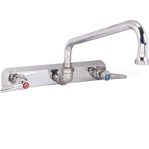B1127 Compatible TS Brass Faucet, 8"Wall, 10"Spt, Leadfree