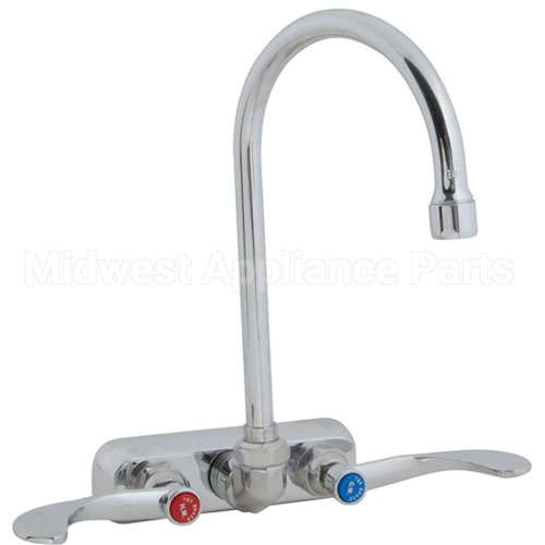B1146-04 Compatible TS Brass Faucet, 4"Wall, 10"Gsnk, Leadfree