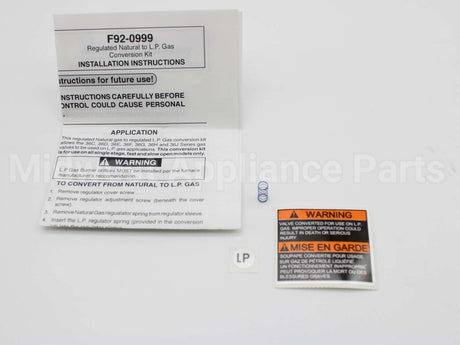 B1880007 Amana-Goodman Lp Spring Kit F/White Rog Valv