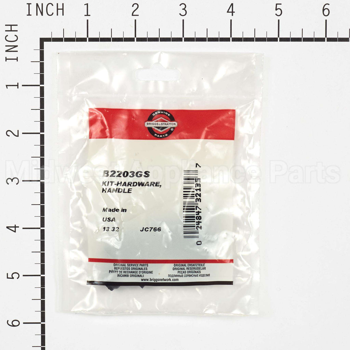 B2203GS Briggs & Stratton Kit-Hardware Handle