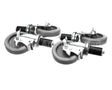 B241 Ayr King Caster Set - (4) Locking 5 Dia