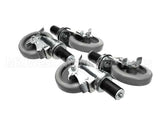 B241 Ayr King Caster Set - (4) Locking 5 Dia