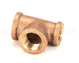 100676 Cleveland Tee;1/2Inx3/8 Inx1/2 In; Brass