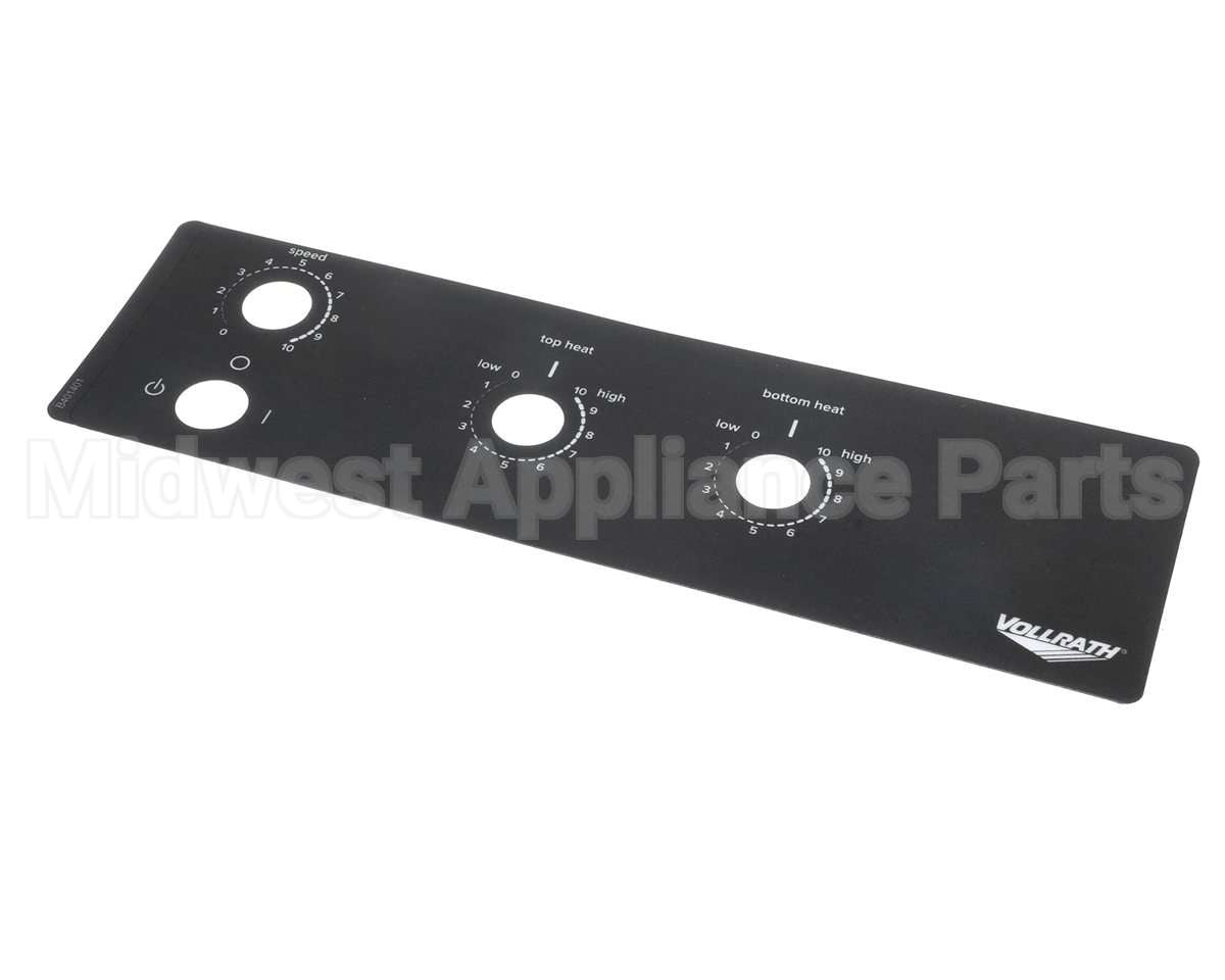 B401401 Vollrath Label, Control Ct4