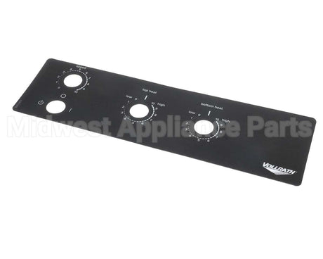 B401401 Vollrath Label, Control Ct4