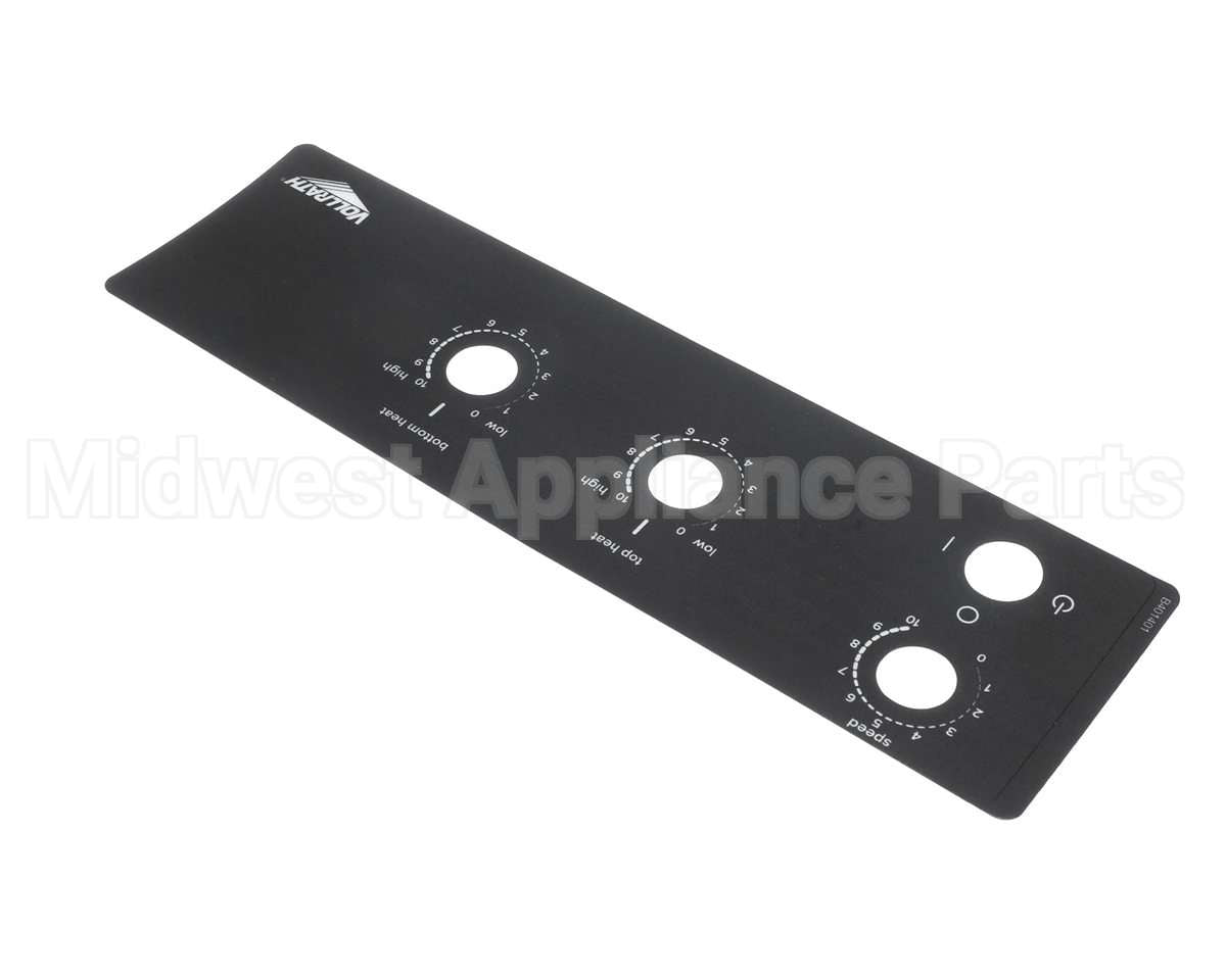 B401401 Vollrath Label, Control Ct4