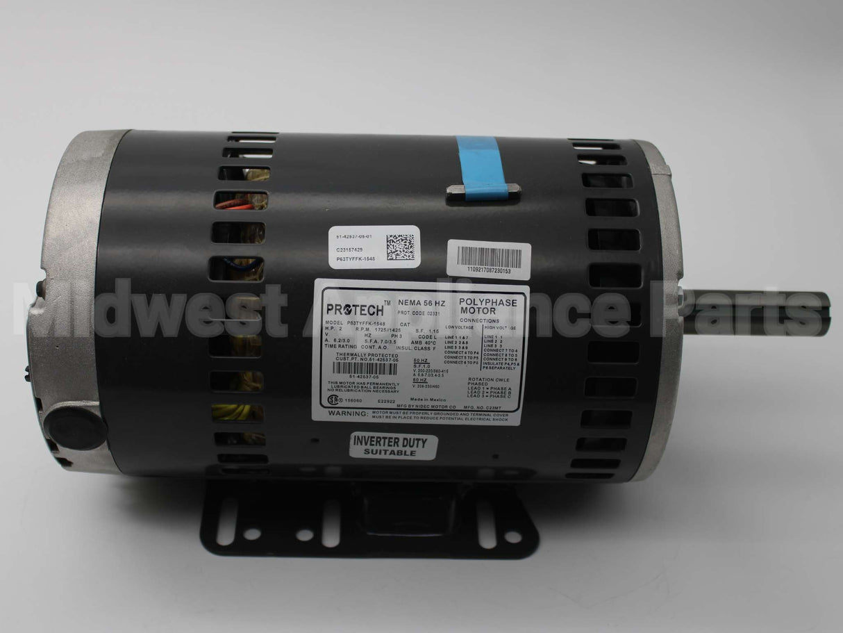 51-42537-05 Rheem-Ruud 208-230/460V3Ph 2Hp 1725Rpm Mt