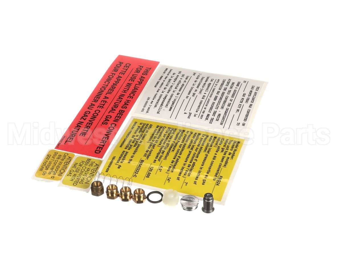 B8043222-C Pitco Pg,Cnv Fbg24 Lp To Nat Vr820