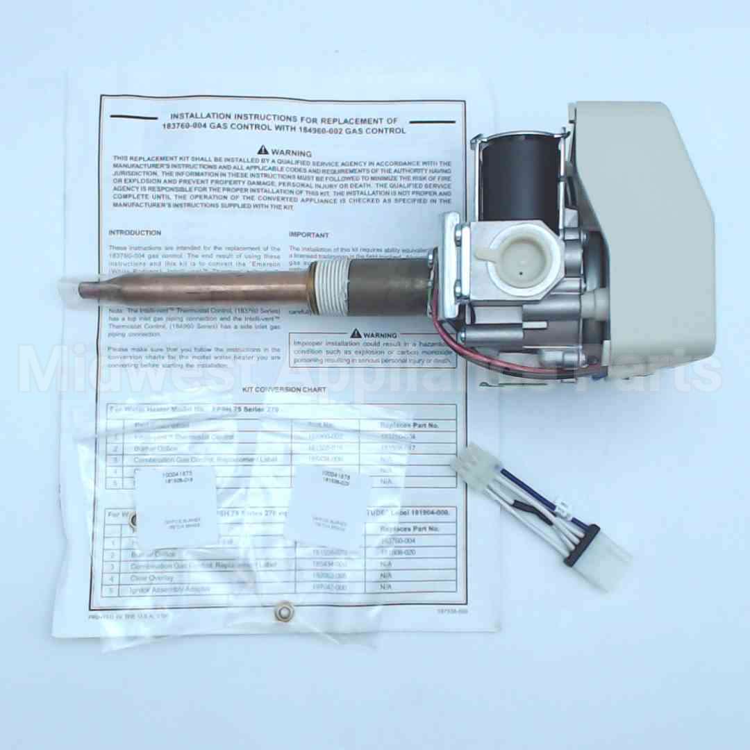100109868 Lochinvar & A.o. Smith 120V 1/2# Ng Valve184960-002