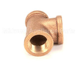 100676 Cleveland Tee;1/2Inx3/8 Inx1/2 In; Brass