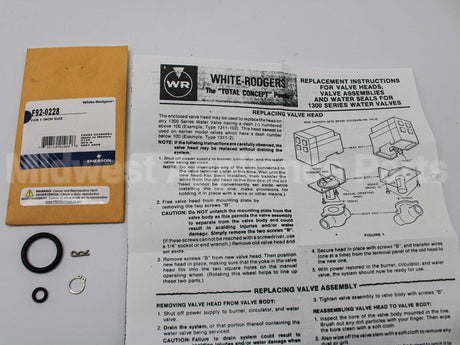 F92-0228 Copeland Comfort Control (White Rodgers) Seal Kit For 1" 1311,1361