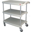 BC1627-34G-SR Compatible Intermetro Cart, Utility, 3 Shelf, Gray