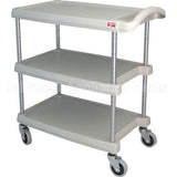 BC1627-34G-SR Compatible Intermetro Cart, Utility, 3 Shelf, Gray