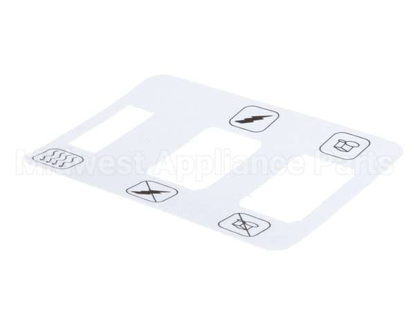 8020765 Frymaster Label, Control Panel 45 Series