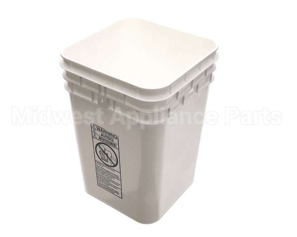 BK-0010-1 Stoelting Bucket; White Plastic