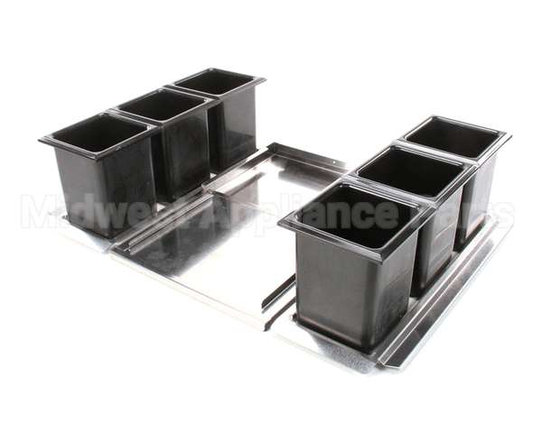 BW6-24R Perlick Ice Chest Bottle Wells, 6, Ts