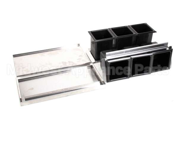 BW6-30R Perlick Ice Chest Bottle Wells, 6, Ts