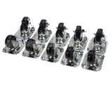 C-10X2 Glastender Caster, 2-1/2" H, Set Of Ten