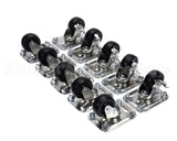 C-10X2 Glastender Caster, 2-1/2" H, Set Of Ten