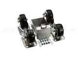 C-4X4-S Glastender Caster, 3-3/4" H, Set Of Four, Side Serv